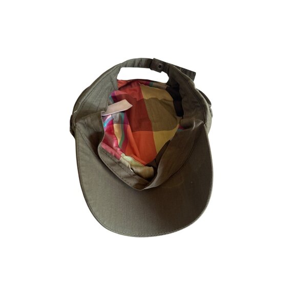 Quechua Olive Green Sun Hat Adjustable Colorful Lining Lightweight & Durable - Picture 5 of 6